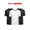 Kit 3 Camisetas Tecnológicas PROFIT APEX - Arctic Fresh & Anti Odor